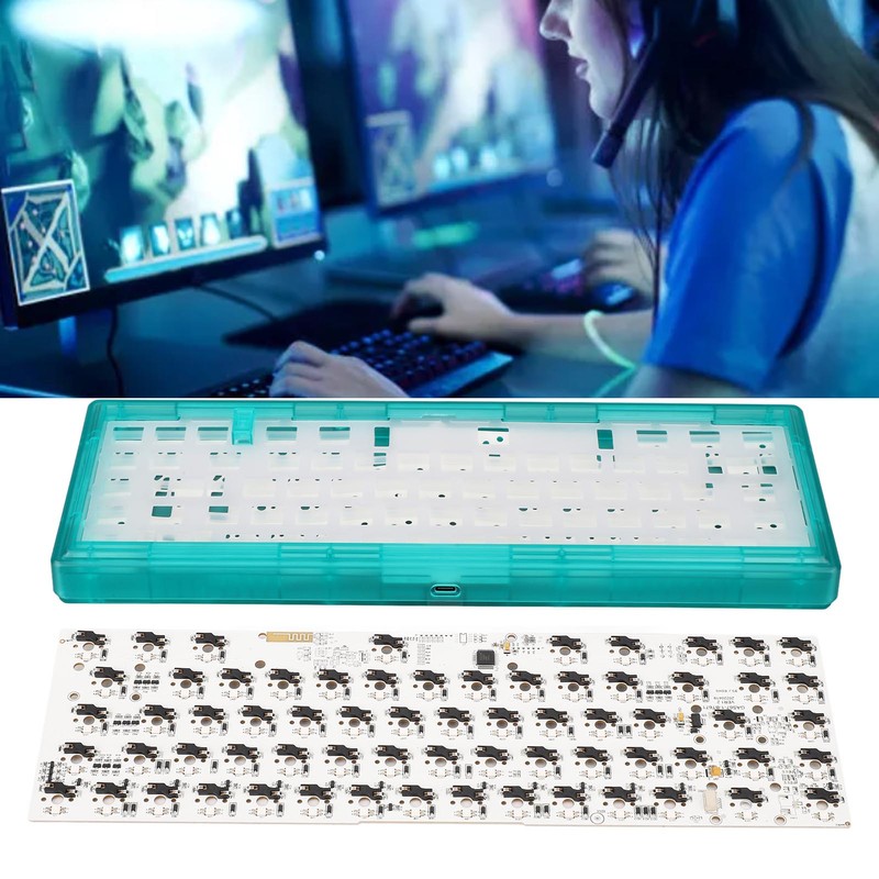 DIY Mechanical Keyboard Kit 67 Keys Wired Switch Hot Swap