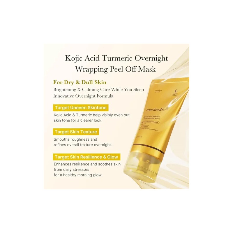 Medicube Mascarilla Nocturna C/ácido Kójico Vit C Y Retinol