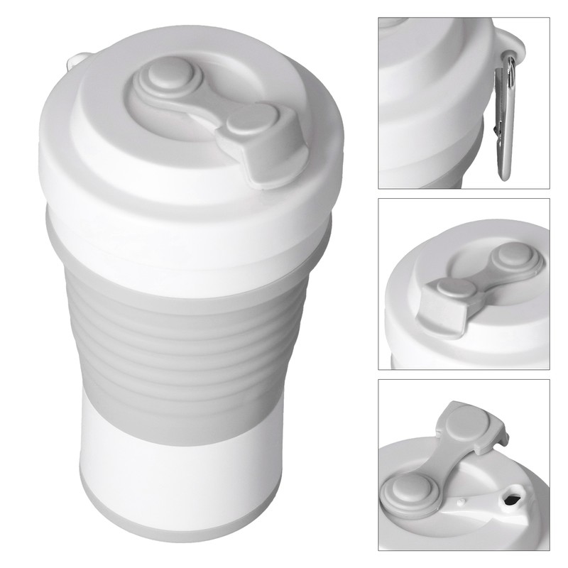 Collapsible Travel Cup Portable Silicone Folding Cup Expandable Drinking Cup