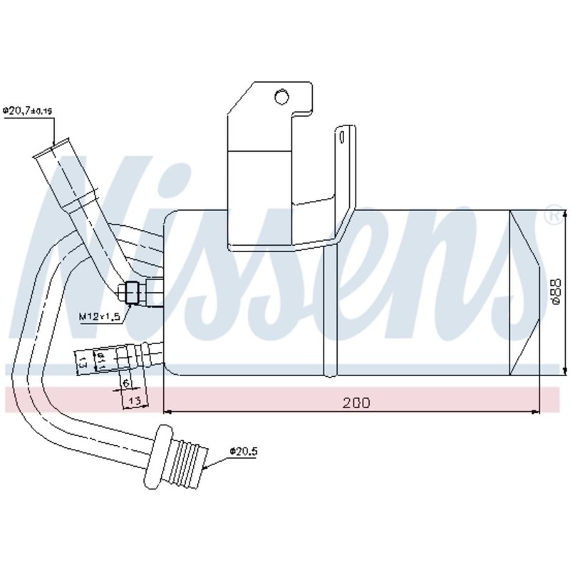Nissens 95317 Dryer, air conditioning
