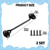 2 Pack 6 Inch Gate Hook and Eye Latch, Heavy