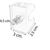 Leviton X03-TVMOD-00G Módulo Coaxial, Gris Modular, pack of/paquete de 1