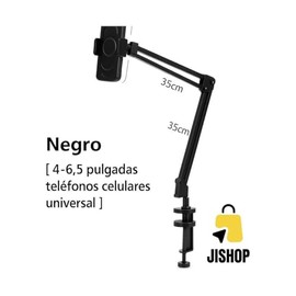 Soporte Celular y Tablet con Brazo Flexible Ajustable con Clip  Ideal para Escritorio, Cama y Mesa Compatible 412.9                                   