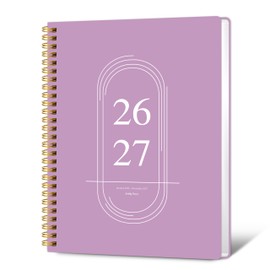 Monthly Planner 2026-2027 - 2 Year Monthly Planner Calendar 2026-2027, Jan. 2026 - Dec. 2027, 7.3" * 9.5", 24 Months Calendar Planner with Note Pages, for Office, School Home Planning - Purple