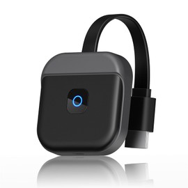 Nexhyp 4K Wireless HDMI Display Adapter, 5GHz Transmitter and Receiver Support Miracast/DLNA/Airplay, Plug & Play for Home Theatre, Office & Gaming Compatible with iOS/Android/PC/Projector