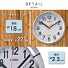 Landex YW9162SV Wall Clock, Radio Controlled, Analog, Mini Plus, Diameter