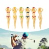 6PCS Funny Golf Tees Plastic Lady Bikini Girl Golf Tees