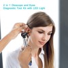 2 in 1 Otoscope and Eyes Diagnostic Tool Kit with