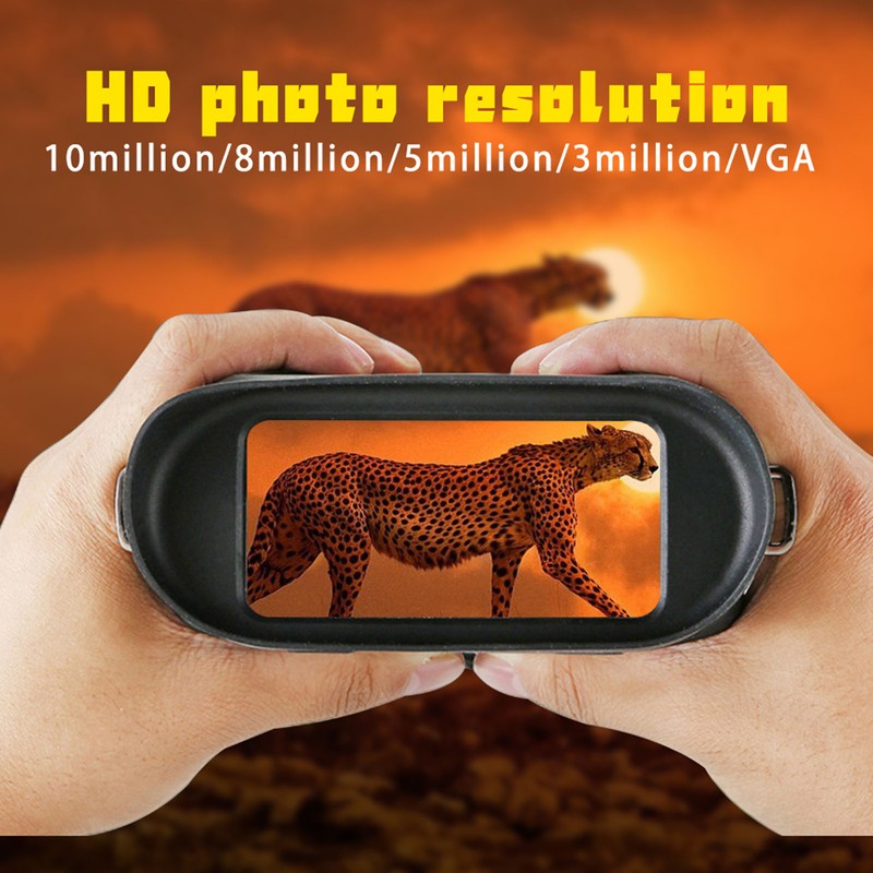 HD Binoculars Infrared Night View 1080P 5X Telescope with LED