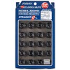 RAYS 74020001001BK Duralumin Lock & Nut Set, Straight Type, M12
