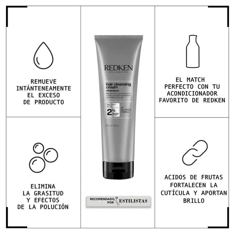 Shampoo limpieza profunda Hair Cleansing Cream 250ml