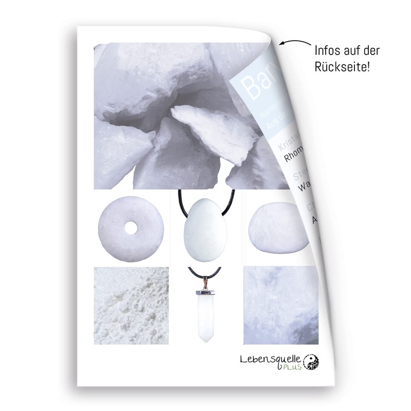 White Baryte Rough Stones Water Stones 100% Natural 300 g