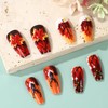 Maple Leaf Thanksgiving Press on Nails Medium Ballet Shaped Artificial