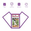 5-Pack Graded Card Slab Bumpers - Purple Graded Guard Bumpers,