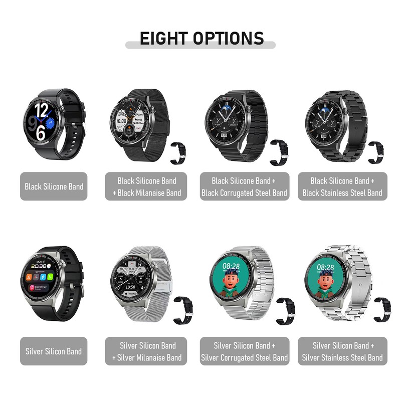 ST5 MAX 1.45'' Smartwatch Intelligent IP67Watch with BT5.0 Waterproof Fitness