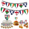 AK Giftshop Six Nations Rugby Flags Decorations Party Pack With
