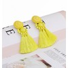 boderier Bohemian Statement Thread Tassel Chandelier Drop Dangle Earrings with