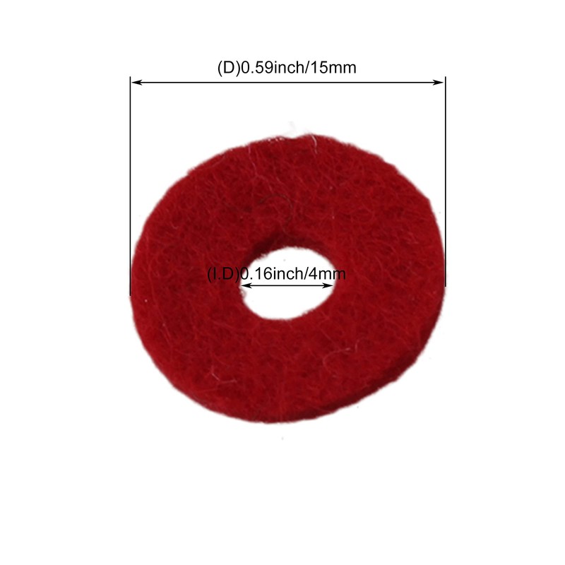 BQLZR Piano Felt Balance Rail Punchings Pack of 90