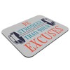 Fabulous Mauspad – Be Stronger Than Your Excuses Sport Fitness