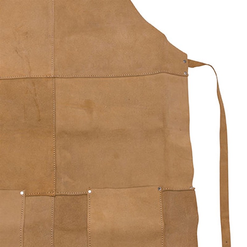 Daptez ® Welders Apron Leather Workshop Apron Full Length DIY