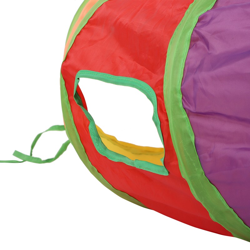 Pet Tunnel Iridescent Foldable Cat STunnel with Interactive Ball and