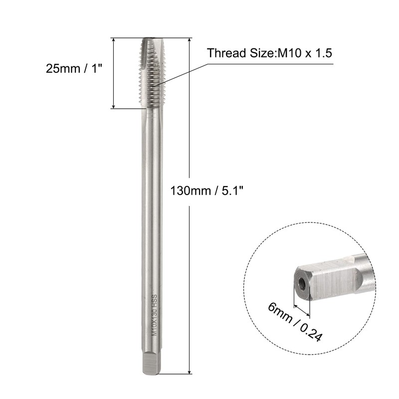 sourcing map M10 x 1.5 H2 Metric Spiral Point Thread