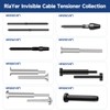 RiaYer 20-Piece 1/8" Stainless Steel Cable Railing Kit - Invisible