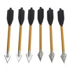 6Pcs Crossbow Arrows Double Screw Fixing Aluminum Alloy Shooting Bow
