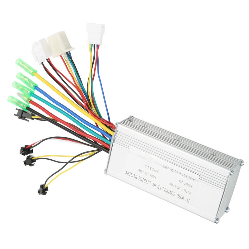 Electric Cycle Brushless Square Wave Controller with Lamp Wire for