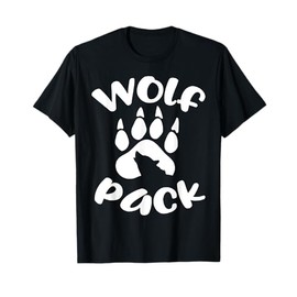 Wolf Pack Wolf Family Matching T-Shirt
