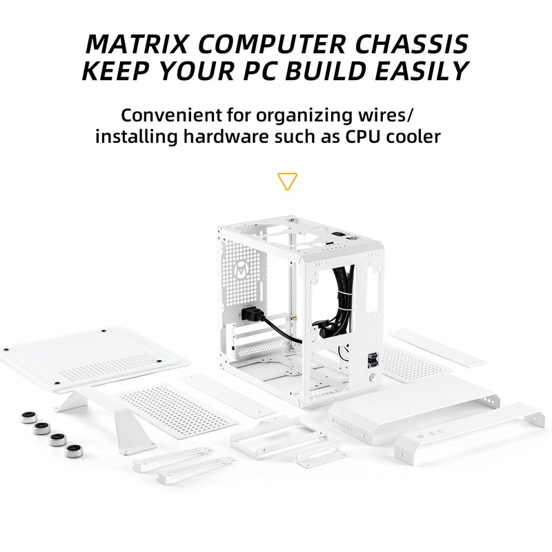 Mechanic Master Cool Cube Series C24 Mini-ITX Case/Alumium/Steel/GPU Length Within
