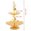 2 Layer Cupcake Stand European Style Gold Cupcake Stand Easy