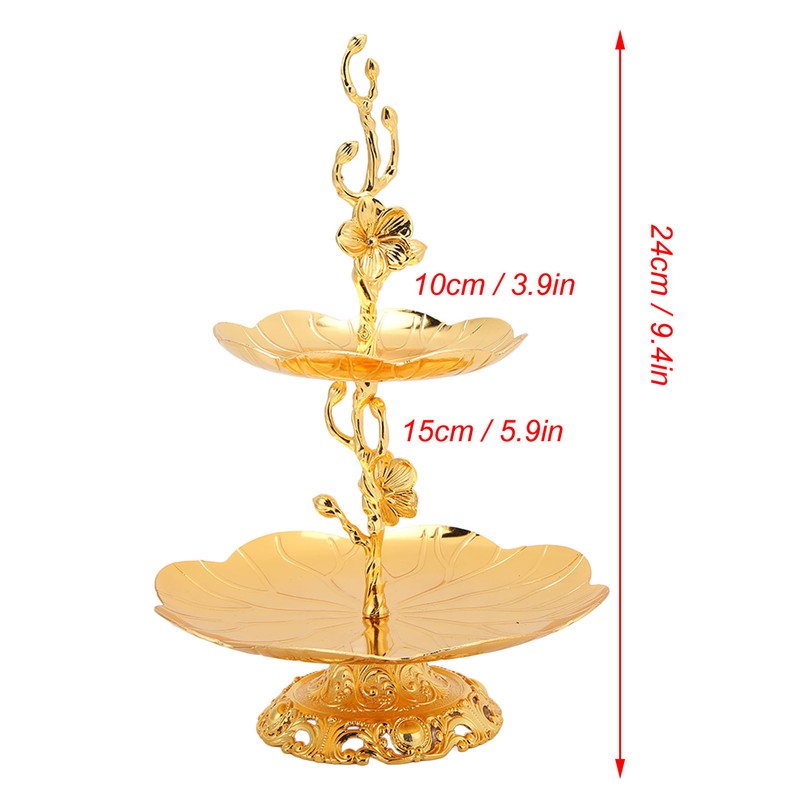 2 Layer Cupcake Stand European Style Gold Cupcake Stand Easy