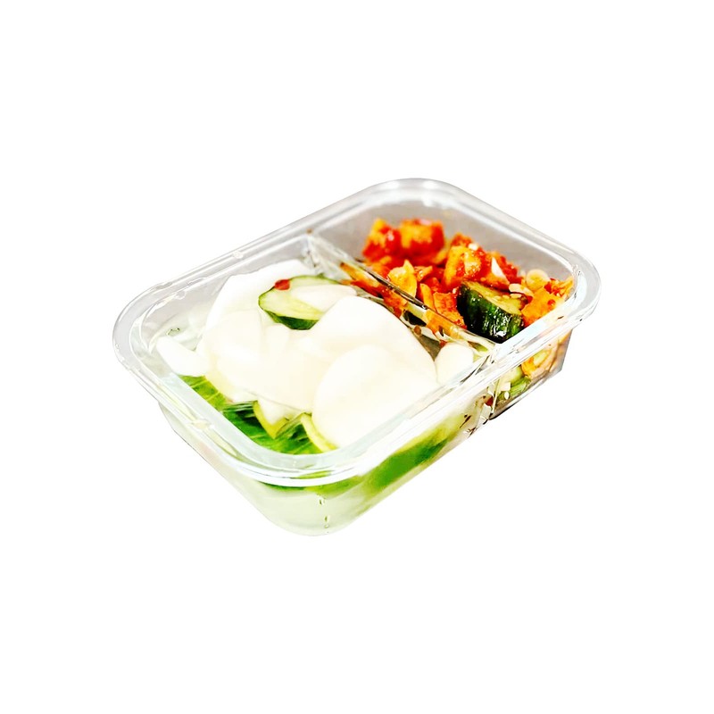 Felio 20700 Heat Resistant Food Container, 2 Divided M18.9 fl