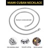 ChainsHouse Fashion 316L Stainless Steel Cuban Necklace - 3 /