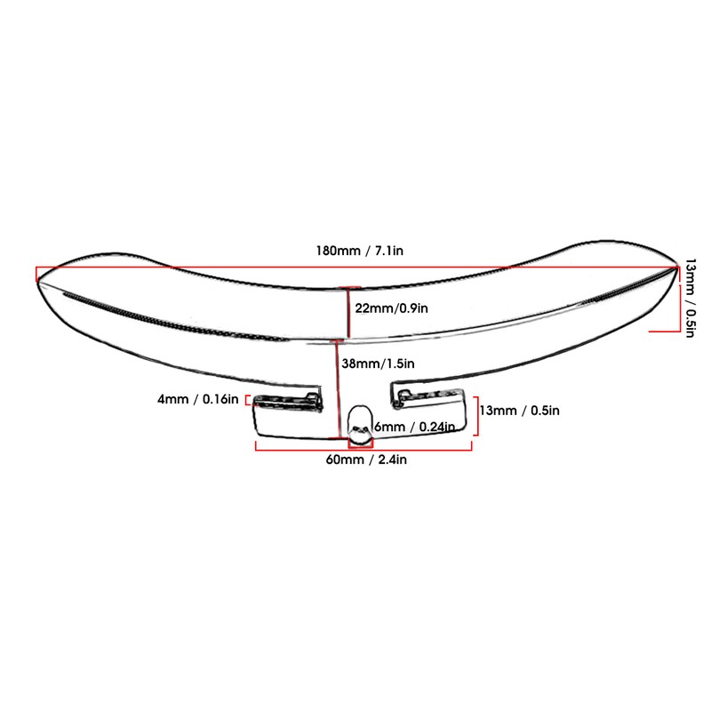 Banjo Armrest Single Leg Repair Protector Black Other Stringed Instrument