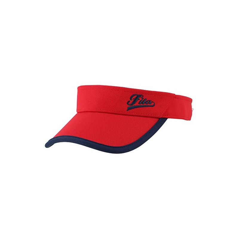 Fila Women's Tennis Sun Visor Hat FDZEL0108, Fila Red