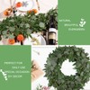 Cekene 2 Pcs 6.5 Ft Artificial Eucalyptus Garland with Willow