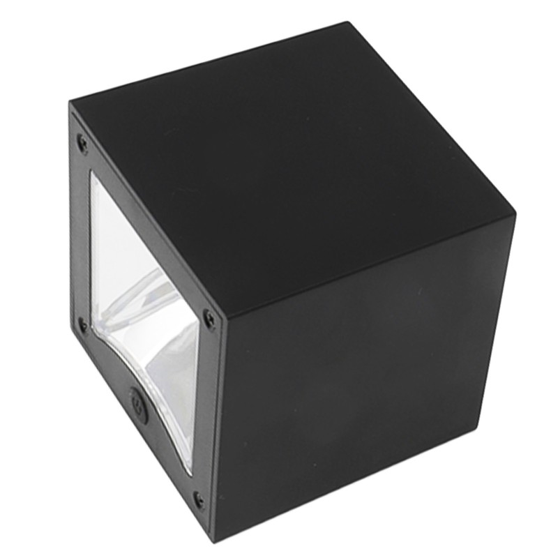 Solar Square Wall Light Wiring Free Intelligent Light Control Fence