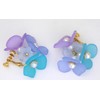 HOBBIX BK-109 Bead Kit, Kyoto Hirari, Petal Earrings, Hydrangea