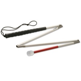 Ambutech Alum. 4-Section Folding Cane-Marsh.-54-in