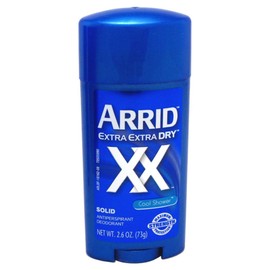 Arrid Deodorant 2.6 Ounce Solid Xx Cool Shower (76ml) (3 Pack)
