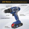 Aseboy Cordless Drill with Battery and Charger, 20V Drills for