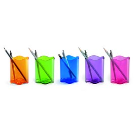 Durable Trend Pen Pot Plastic - Translucent Blue Ref 1701235540