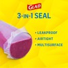 Glad Press'N Seal Plastic Wrap for Food, Griptex Technology, 100