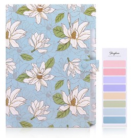 SKYDUE Expanding File Folder with 5 Pockets, Accordion File Organizer,Portable Receipt Paper Documents Organizer,Letter Size Filing Folder School Office Supplies,Sky Blue