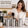 COSYOO 3 PCS Stainless Steel Canister Set, 62 oz Airtight