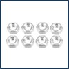 INFINAUTO 8 Pcs Round Screw on Safety Spoke Reflective Rear