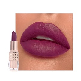 LYNTYAOU Deep Purple Brown Lip Stick, Fuchsia Lipstick for Women Long Lasting, Matte Lip Balm Waterproof Non-fading Non-Sticky Full-Coverage Lipsticks, Punk Gothic Velvet Lip Gloss Lip Stain