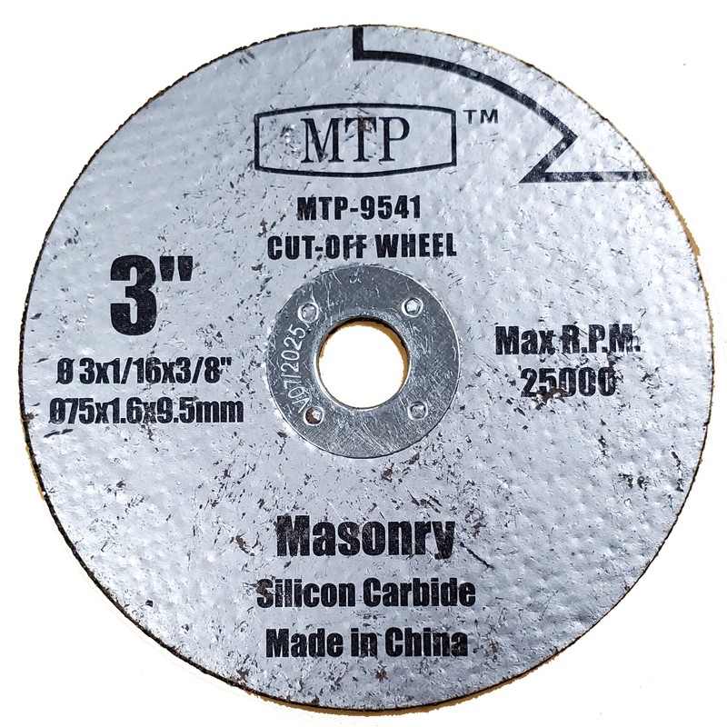 MTP 3" (75mm) 3" x 3/8" x Wood Plastic Metal